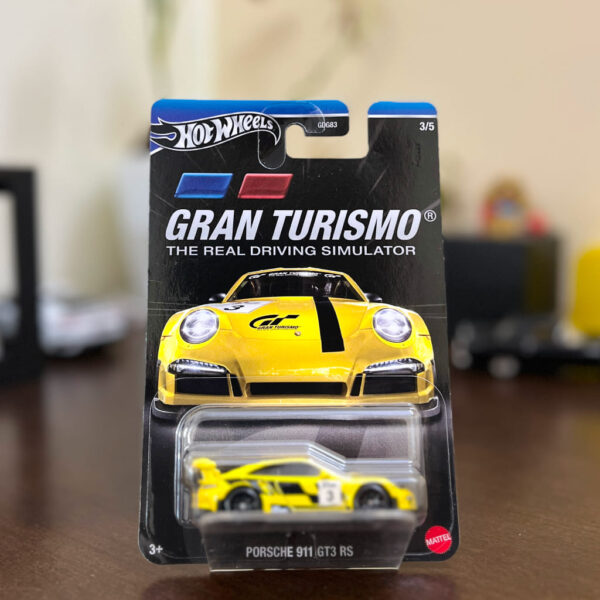 Hot Wheels Porsche 911 GT3 RS – Gran Turismo Series 1:64 Die-Cast Car (Imported, Premium Edition)
