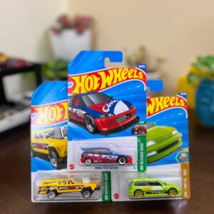 Hot Wheels Honda Combo – Civic Custom, Civic EF, and 70s Racer 3-Pack Mainline Die-Cast Set