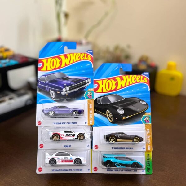 ’71 Lamborghini Miura SV Combo – Pack of 5 Cars | K Case 2025 (MRP)