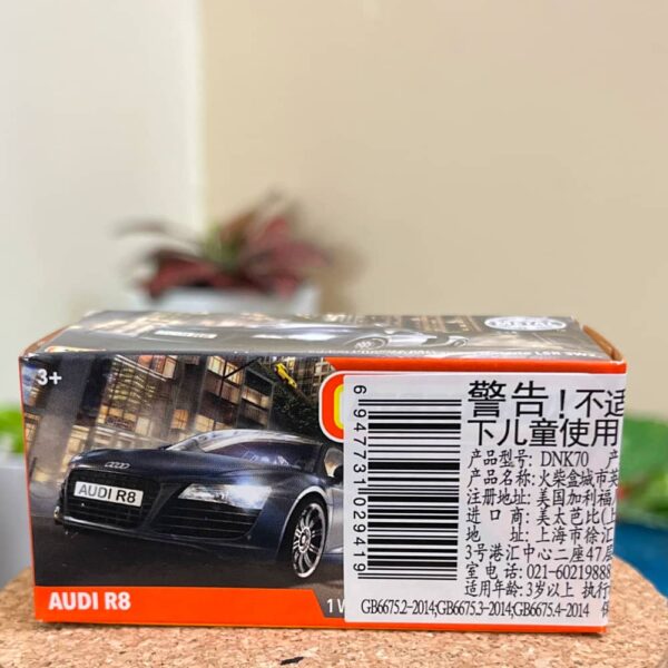 Matchbox Audi R8 Black – Imported 1:64 Die-Cast Box Pack