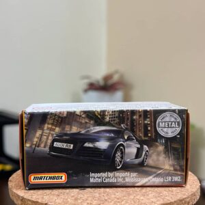 Matchbox Audi R8 Black – Imported 1:64 Die-Cast Box Pack