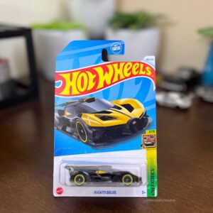Hot Wheels Bugatti Bolide Black & Yellow – HW Exotics USA Card (Imported)
