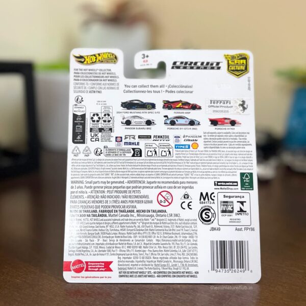 Circuit Legends Ferrari 499P Rear Side (JBK49)