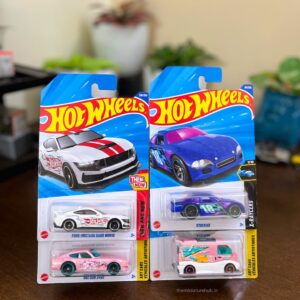 Hot Wheels Dark Horse White Combo (Pack of 4) | M Case 2025
