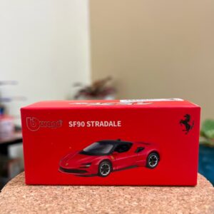 Bburago Ferrari SF90 Stradale – Race + Play 1:64 scale Ferrari red die-cast model