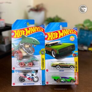 Hot Wheels M-Case 2025 Treasure Hunt Combo (Pack of 4)