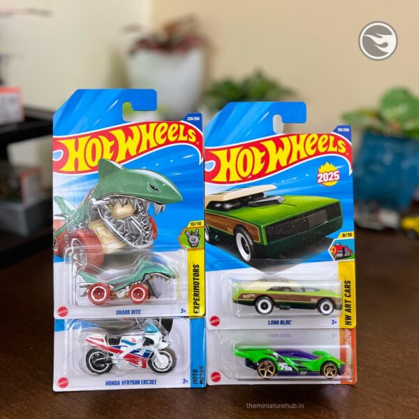 Hot Wheels M-Case 2025 Treasure Hunt Combo (Pack of 4)