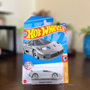 Hot Wheels '94 Bugatti EB110 SS Grey – HW Turbo Ryu’s Rides 2023 Mainline Die-cast Car (Imported, 1:64 Scale).