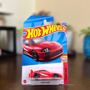 Hot Wheels Toyota Supra Red MK4 – Then and Now Series