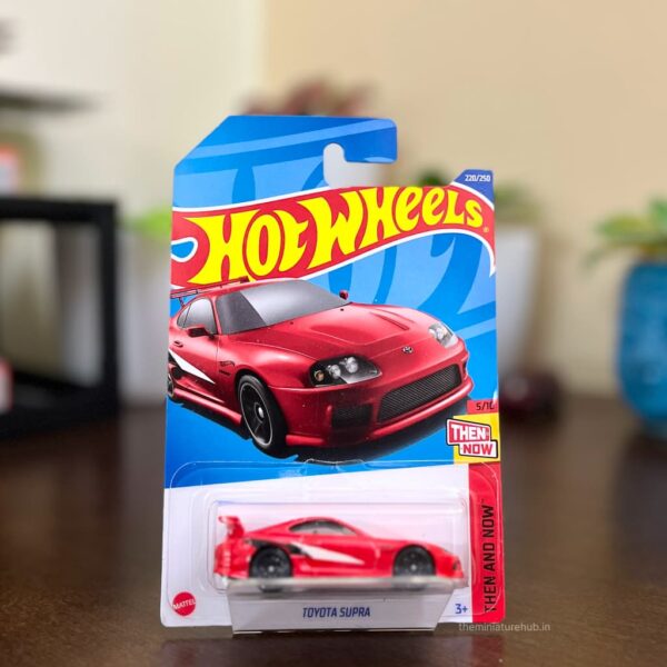 Hot Wheels Toyota Supra Red MK4 – Then and Now Series