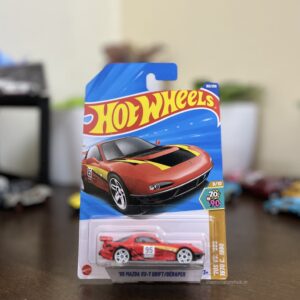 Hot Wheels ’95 Mazda RX-7 Drift Red – 2025 HW: ’70s vs. ’90s series