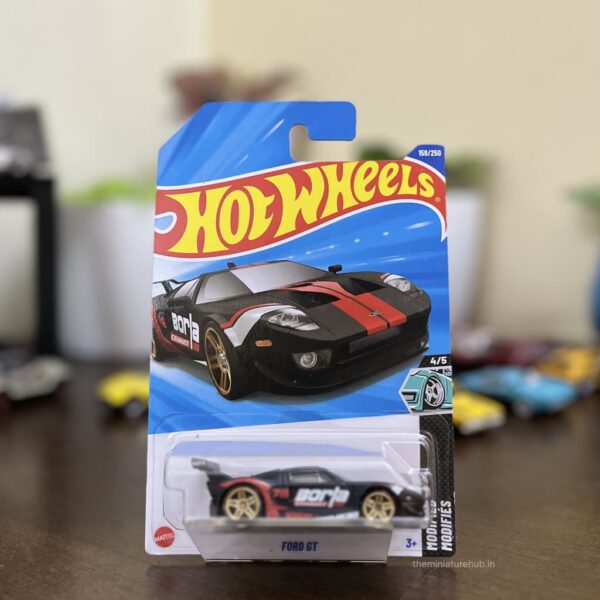Hot Wheels Ford GT Black Modified die-cast 1:64 model
