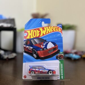 Hot Wheels Honda Civic Custom Red & Blue – 2025 HW Reverse Rake series