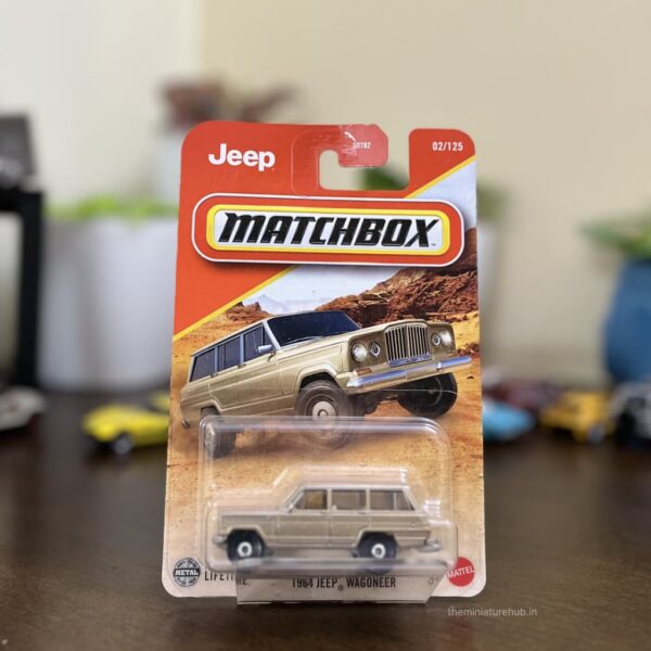 Matchbox 1964 Jeep Wagoneer 1:64 scale die-cast collectible SUV