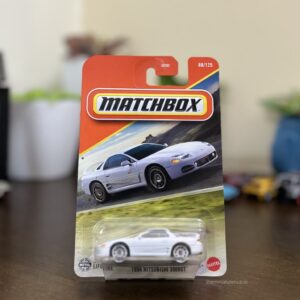 Matchbox 1994 Mitsubishi 3000GT die-cast model in Gloss White
