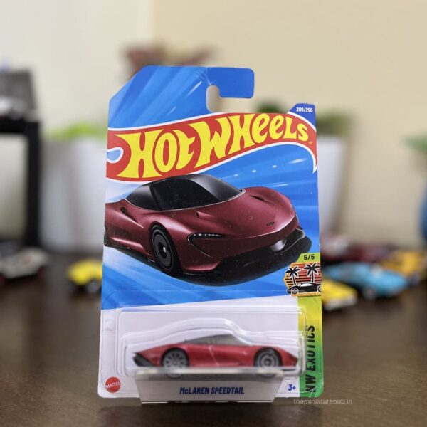 Hot Wheels McLaren Speedtail Red – 2025 HW Exotics series