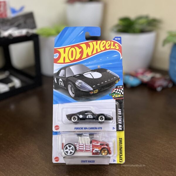 Hot Wheels Porsche 904 Carrera GTS & Crate Racer Pack of 2