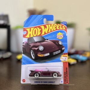 Hot Wheels Porsche 911 Turbo Cabriolet Amethyst Metallic – 2025 Then And Now series