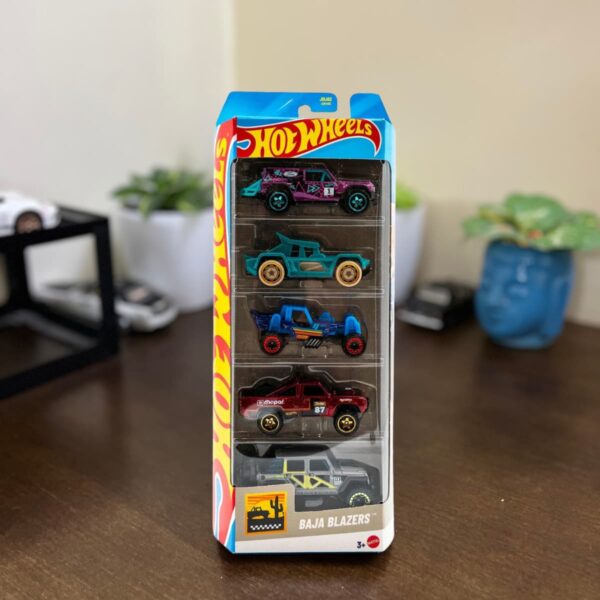 Hot Wheels 2025 Baja Blazers 5 Pack Die Cast Off Road Cars