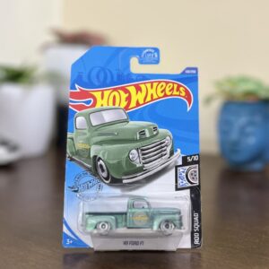 Hot Wheels ’49 Ford F1 Green USA Card Imported Rod Squad