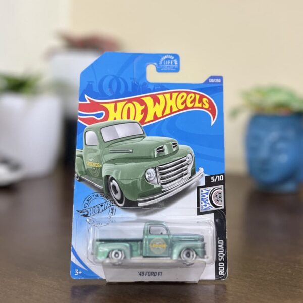 Hot Wheels ’49 Ford F1 Green USA Card Imported Rod Squad