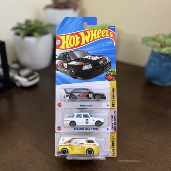 Hot Wheels Audi 90 Quattro, Alfa Romeo Giulia TI Super & VW T3 Custom