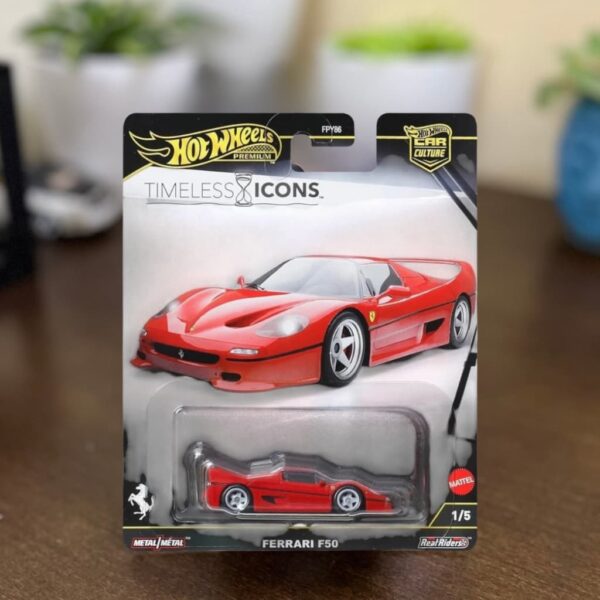 Hot Wheels Timeless Icons Ferrari F50 Car Culture 1:64 die-cast