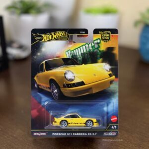 Hot Wheels Porsche 911 Carrera RS 2.7 Hammer Drop Car Culture premium diecast model