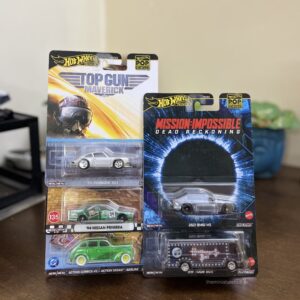 Hot Wheels Pop Culture Pack of 5 Premium MRP Combo Diecast Cars