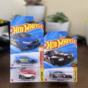 Hot Wheels Audi 90 Quattro Honda Civic Type R Sushi Tuner pack of 3