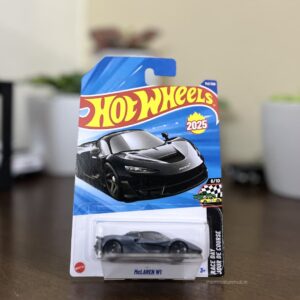 Hot Wheels McLaren W1 black Race Day die-cast car