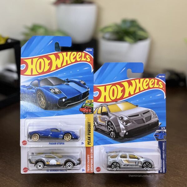 Hot Wheels Pontiac Aztek Pagani Utopia El Segundo Rallye pack of 3