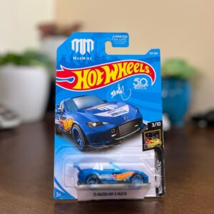 Hot Wheels 15 Mazda MX-5 Miata Nightburnerz 3/10 Mad Mike 50th Anniversary imported