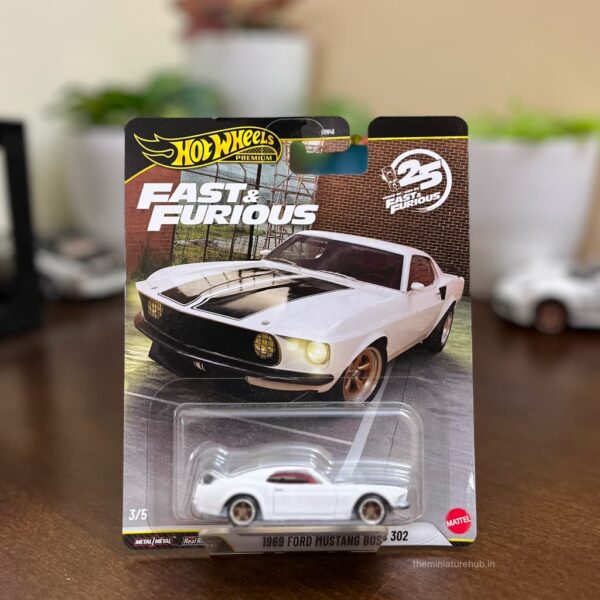 Hot Wheels 1969 Ford Mustang Boss 302 Fast and Furious 25th Anniversary imported
