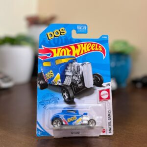 Hot Wheels 32 Ford Mattel Games Blue DOS 27/250 imported