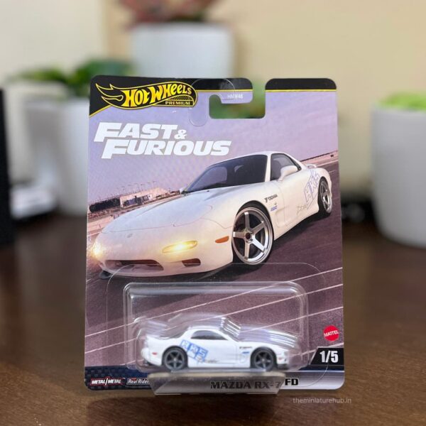 Hot Wheels Premium Mazda RX-7 FD Fast and Furious imported die-cast