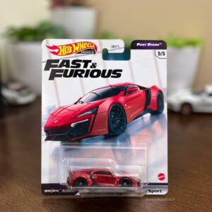 Hot Wheels W Motors Lykan HyperSport Fast Stars 2022 card imported