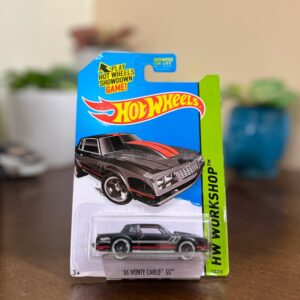 Hot Wheels 86 Monte Carlo SS 2015 Muscle Mania black PR5 chrome