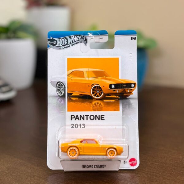 Hot Wheels 69 COPO Camaro Pantone 2013 Silver Series die-cast