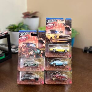 Hot Wheels Vintage Club Silver Series Pack of 5 Mustang Porsche VW
