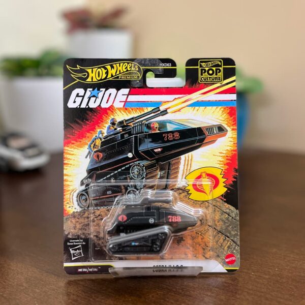 Hot Wheels Cobra HISS G.I. Joe Pop Culture die-cast model