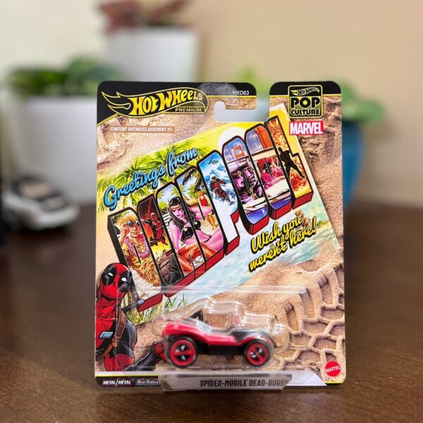 Hot Wheels Spider-Mobile Dead Buggy Deadpool Pop Culture die-cast