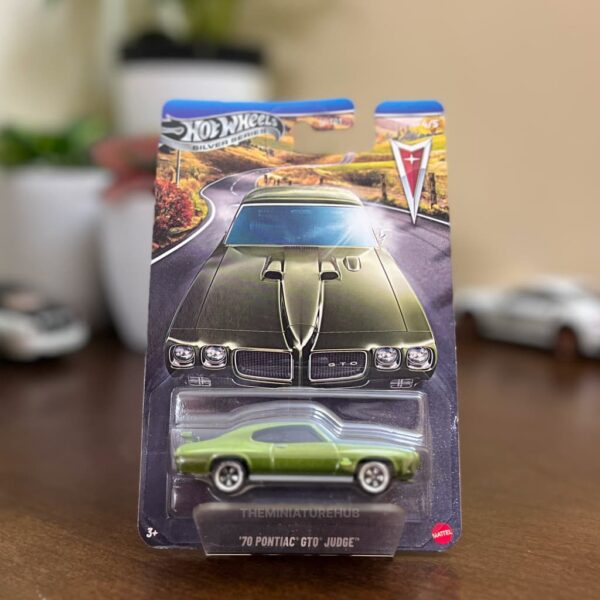 Hot Wheels 70 Pontiac GTO Judge Silver Series