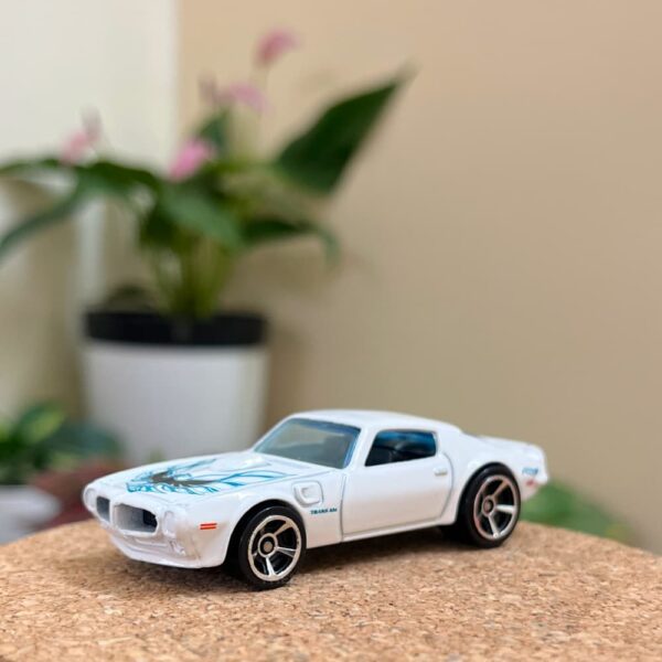 Hot Wheels 73 Pontiac Firebird White Diecast Car