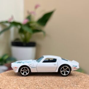 Hot Wheels 73 Pontiac Firebird White Diecast Car
