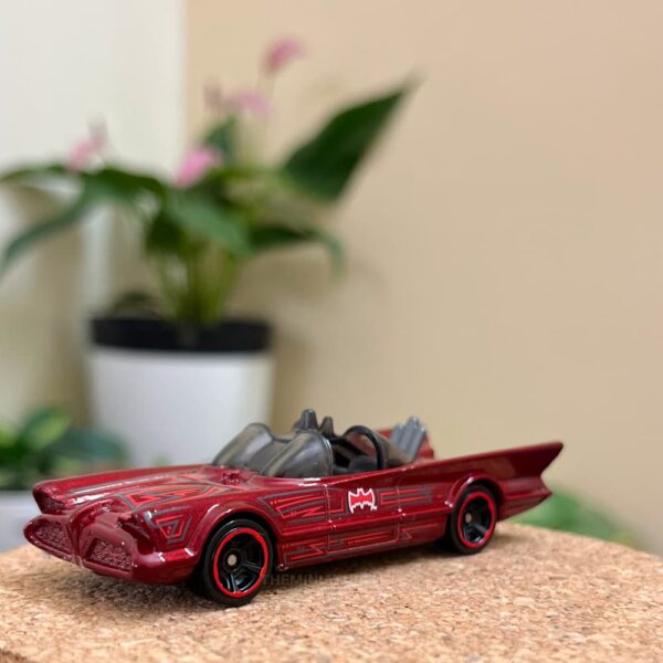 Hot Wheels Batman TV Series Batmobile, Red (Uncarded)