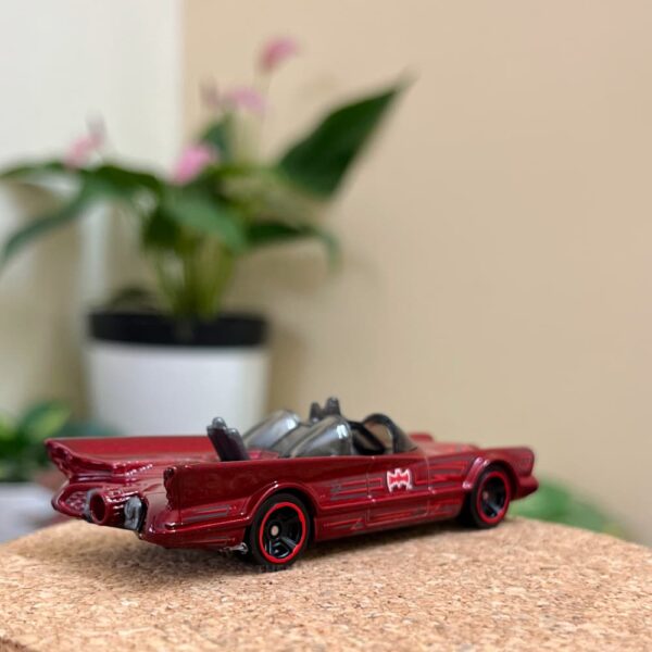 Hot Wheels Batman TV Series Batmobile, Red (Uncarded)