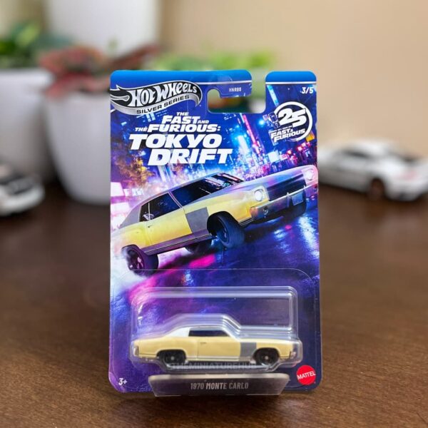Hot Wheels 1970 Monte Carlo Tokyo Drift Silver Series 3/5