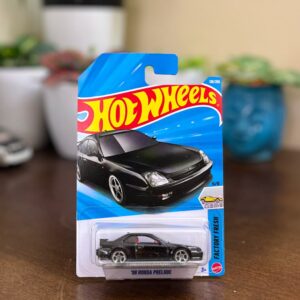 Hot Wheels 98 Honda Prelude Black Factory Fresh