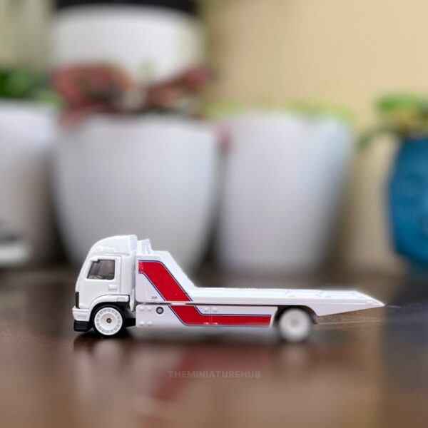 Hot Wheels Premium Aero Lift Transporter White Red Uncarded